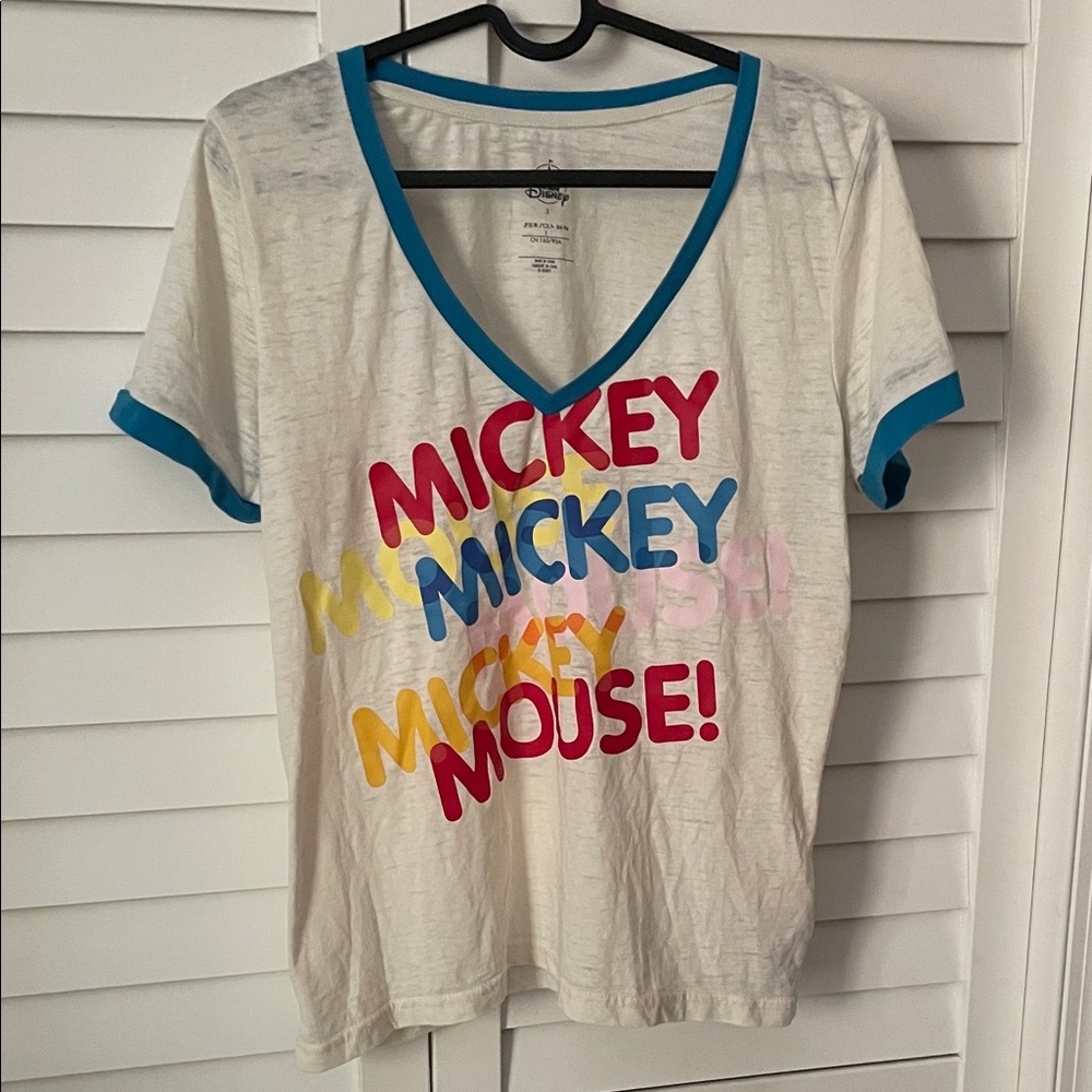 Disney Mickey Mouse Tee T-Shirt Women’s Small